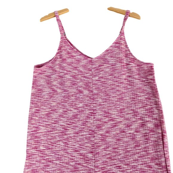 Torrid Sleep Pink & White Jumpsuit Size 2 Soft Poly Spandex Blend Relaxed Fit - Picture 2 of 7